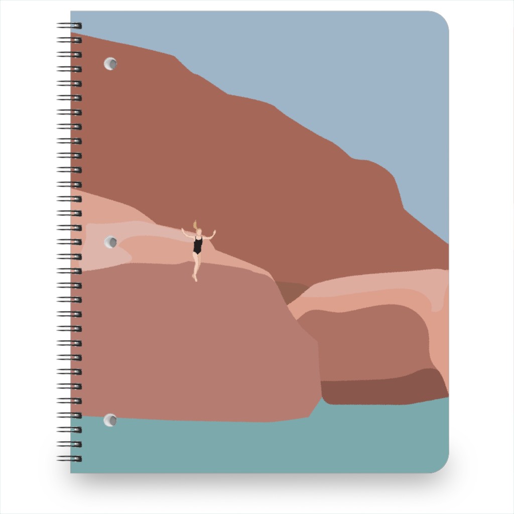 Jump! - Multi Notebook, 8.5x11, Pink, Bright Pink