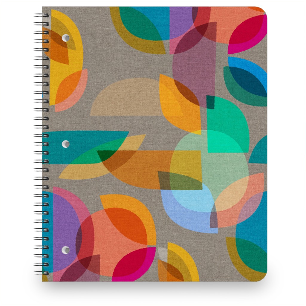 Mid Century Prism - Multi Notebook, 8.5x11, Multicolor