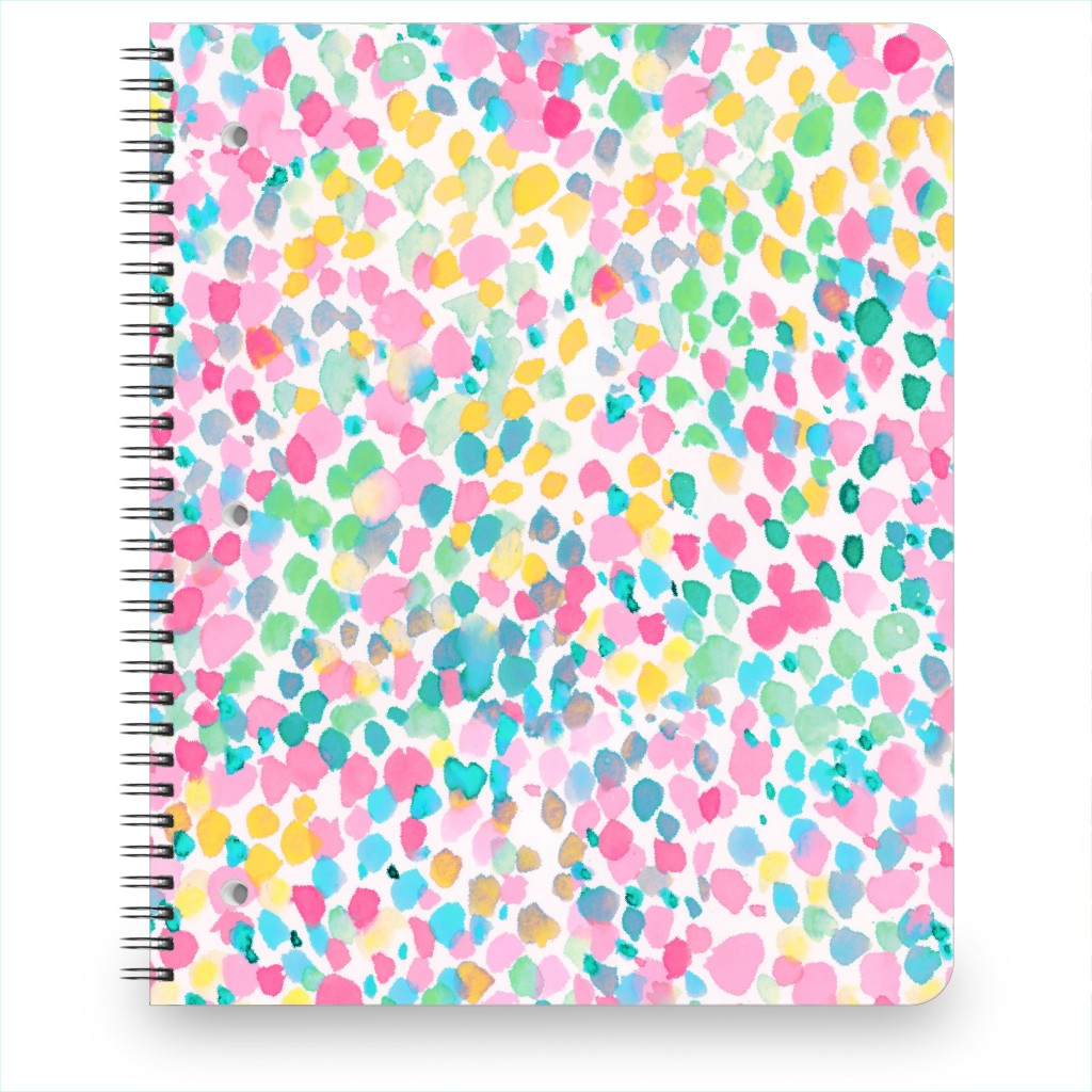 Lighthearted Summer Notebook, 8.5x11, Multicolor