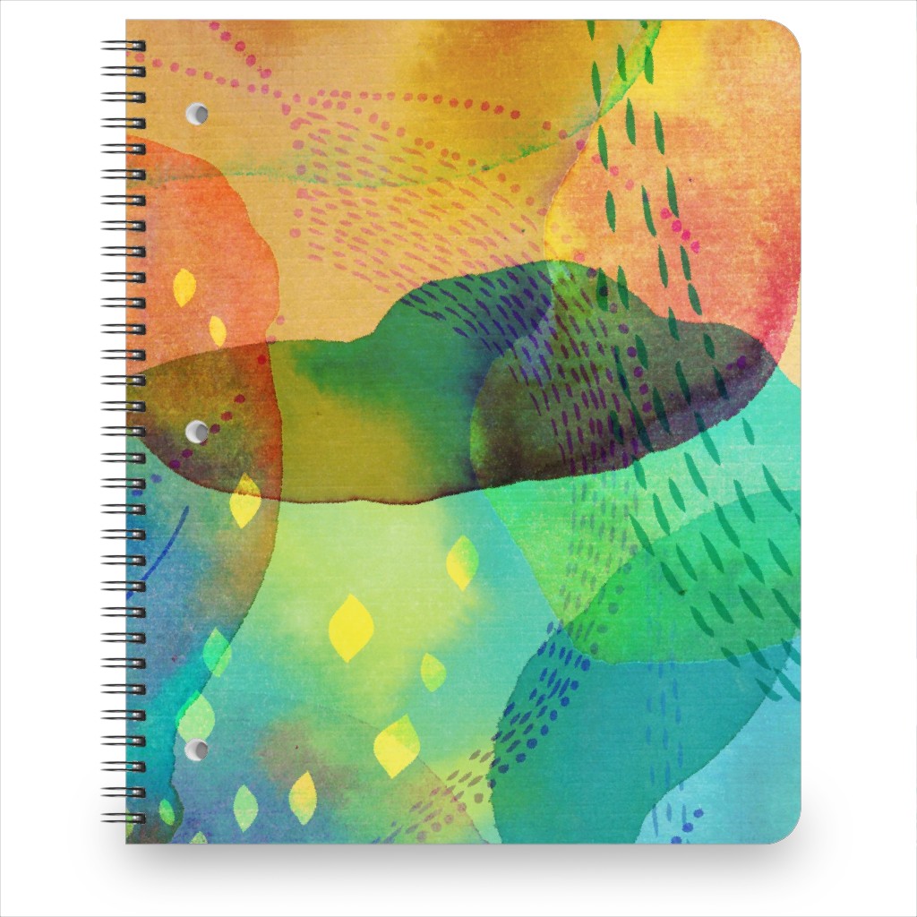 Daydreaming Notebook, 8.5x11, Multicolor