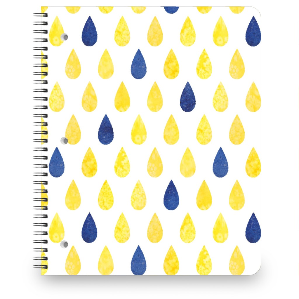 Drops Notebook, 8.5x11, Yellow, Lemon