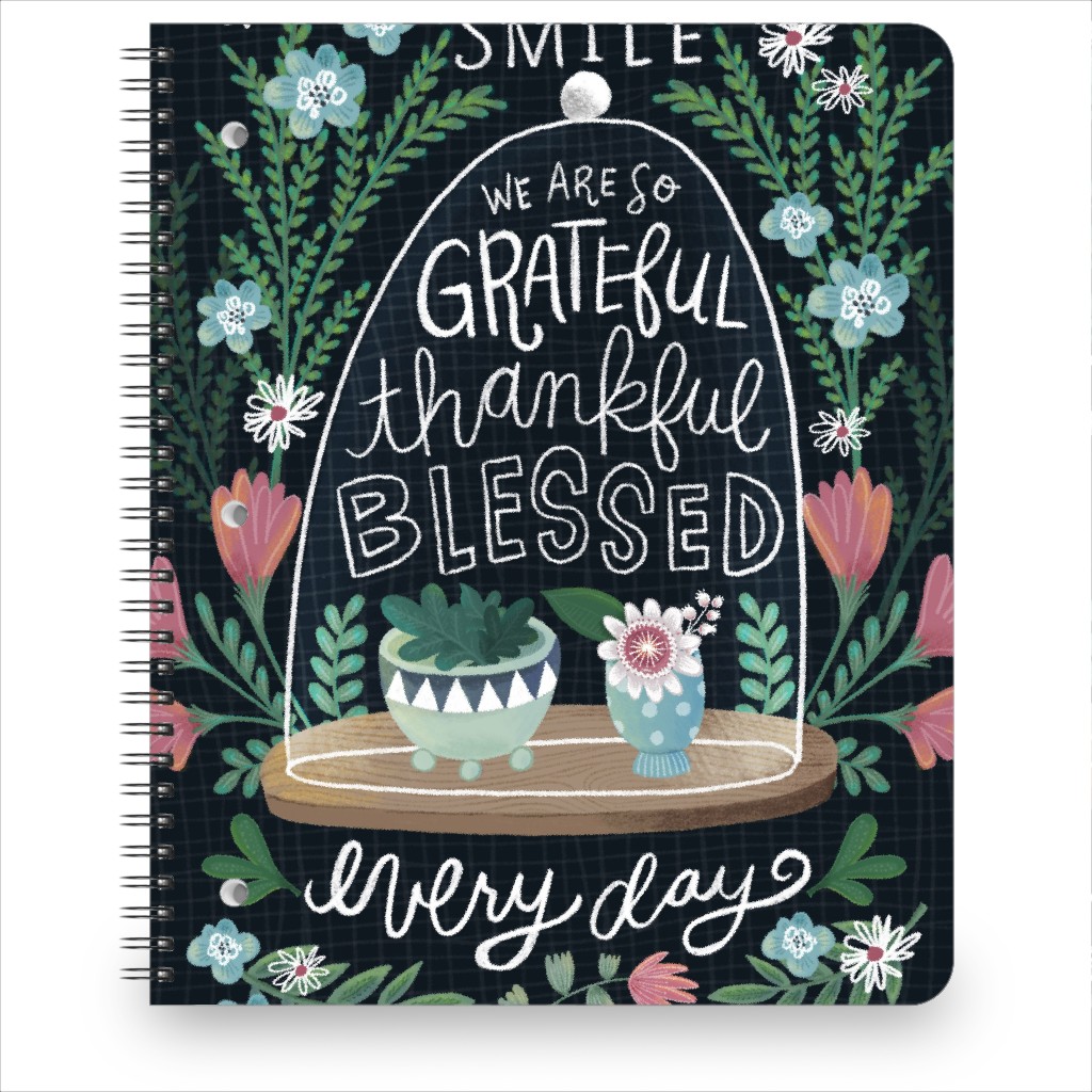 Grateful Every Day - Multi Notebook, 8.5x11, Multicolor