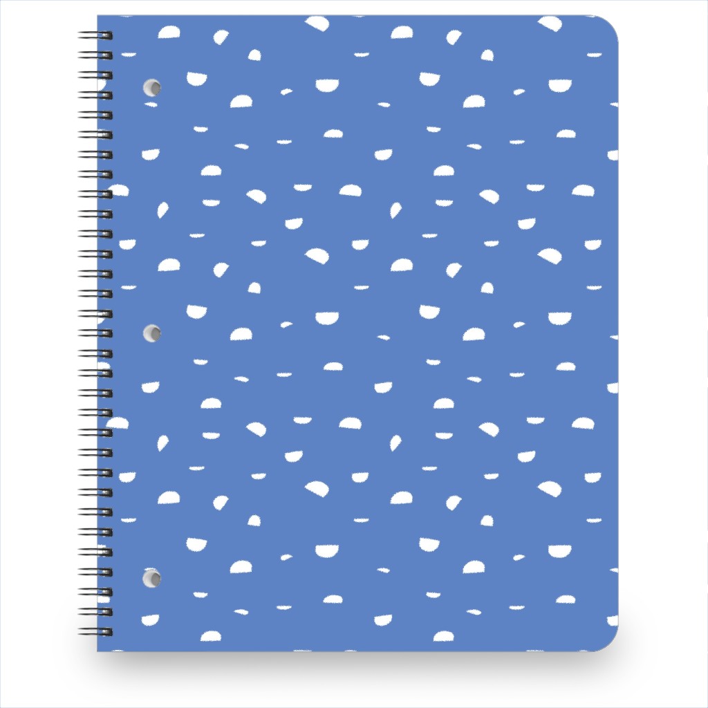 Shells - Blue Notebook, 8.5x11, Blue