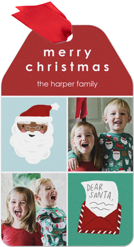 Little Sleepies Cookies for Santa Metal Ornament, Green, Gift Tag, mint