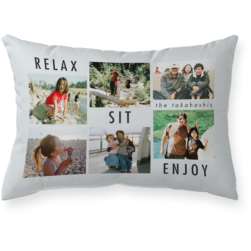 Sentiments Gallery Of Six Outdoor Pillow, 14x20, Single Sided, Multicolor
