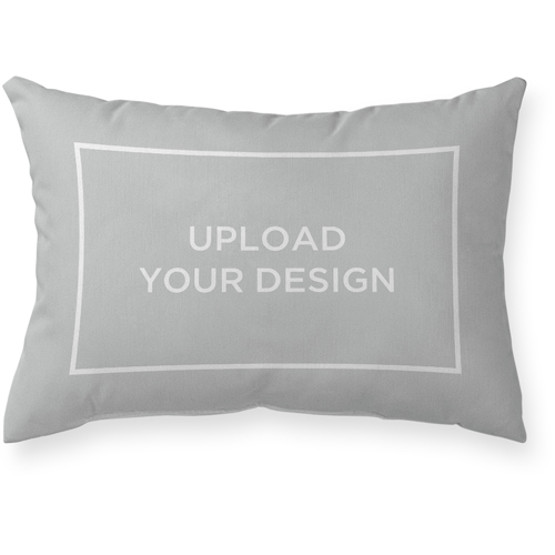 Upload Your Own Design Outdoor Pillow, 14x20, Single Sided, Multicolor