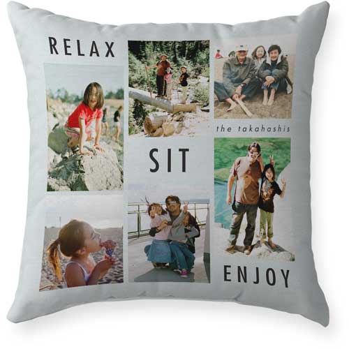 Sentiments Gallery Of Six Outdoor Pillow, 18x18, Double Sided, Multicolor