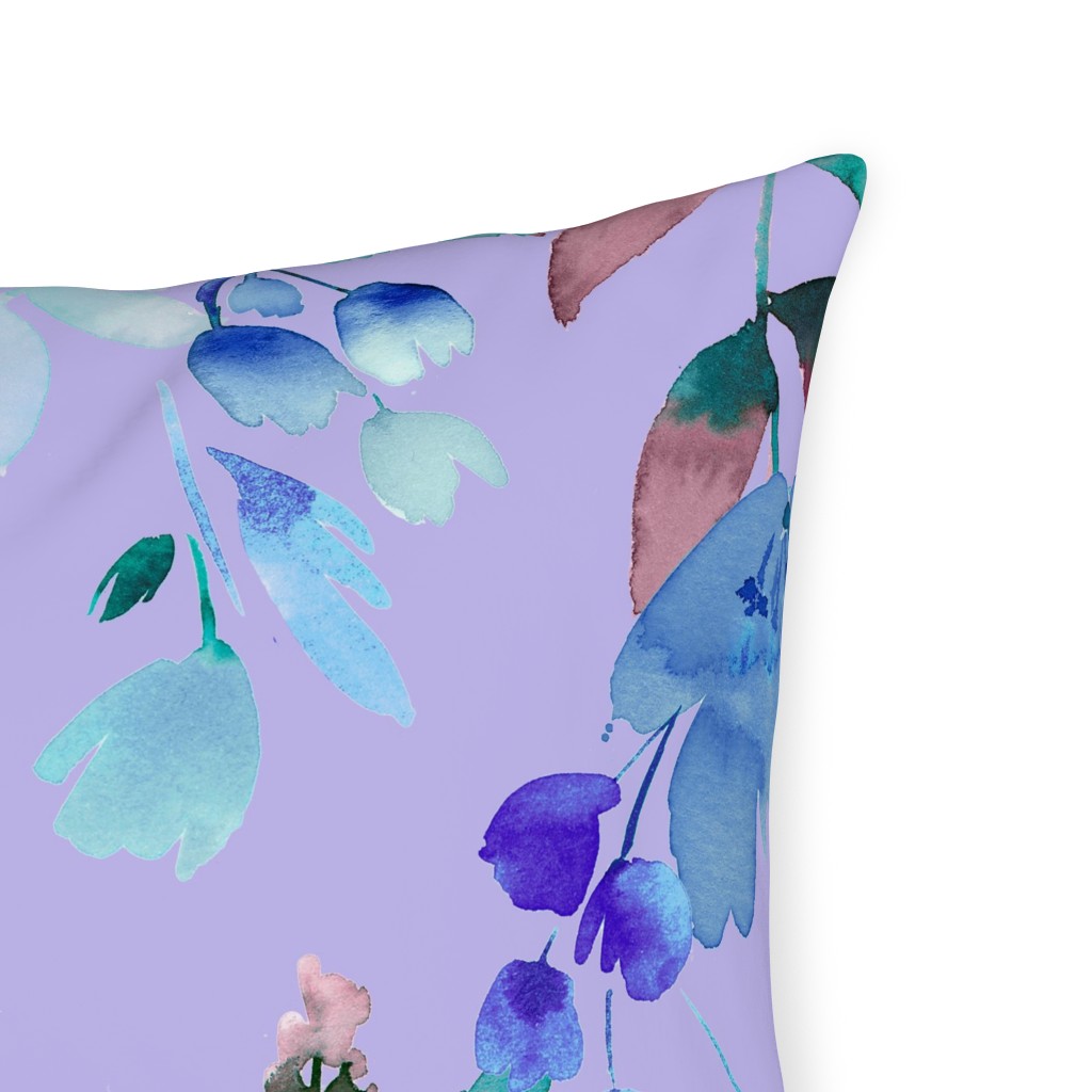 Purple floral best sale outdoor cushions