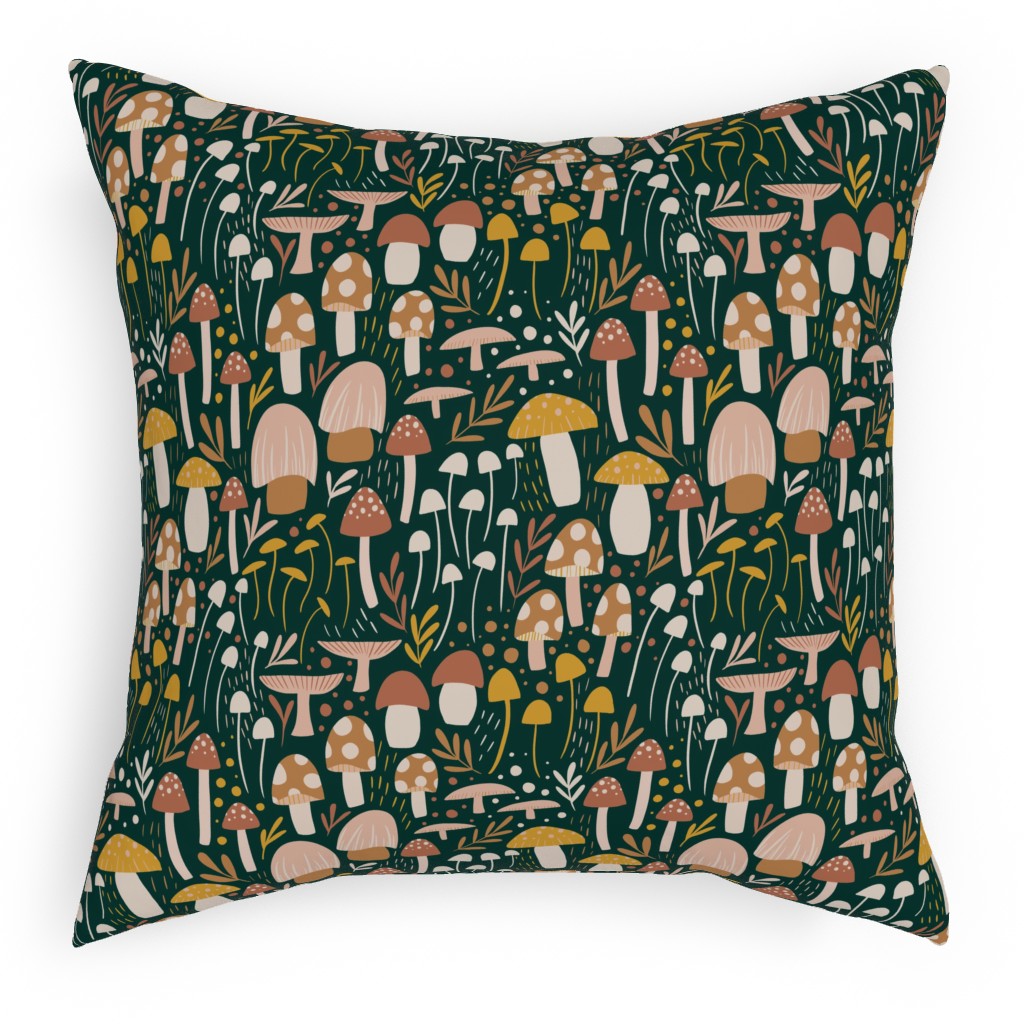 Briers 57cm Garden Kneeler Pillow- Shrooms Pattern main image 1