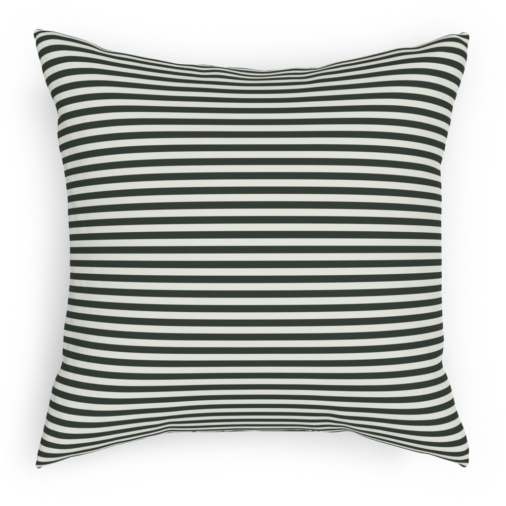 Stripe Black and Cream Outdoor Pillow Shutterfly