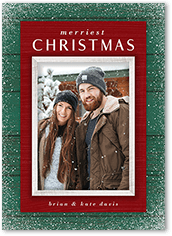 welcoming winter holiday card