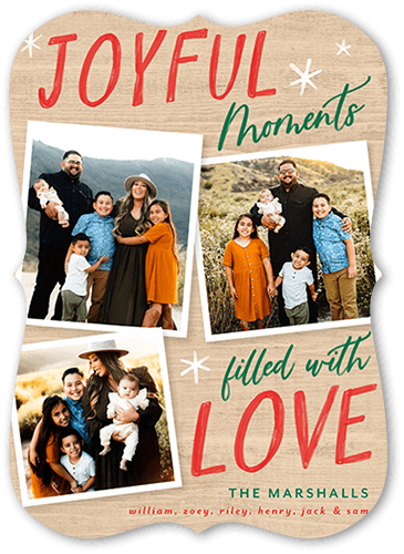Moving Moments Holiday Card, Brown, 5x7 Flat, Holiday, Signature Smooth Cardstock, Bracket