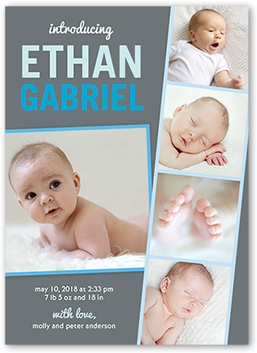 shutterfly birth announcements
