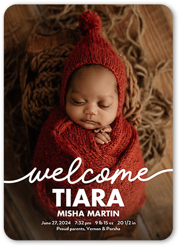 Simple Birth Announcement