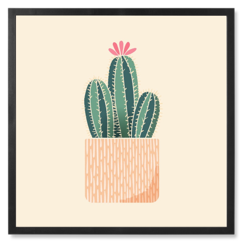 Cacti in Pot - Neutral Photo Tile | Shutterfly