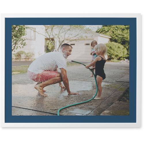 All Around Photo Tile, White, Framed, 8x10, Multicolor