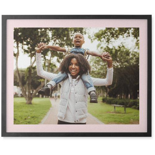 All Around Frame Photo Tile, Black, Framed, 8x10, Multicolor, multi