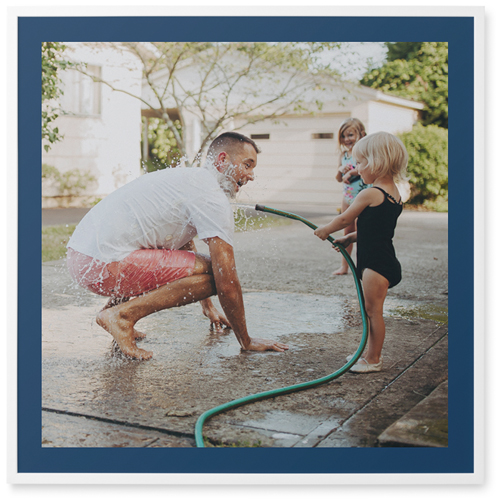 All Around Photo Tile, White, Framed, 12x12, Multicolor