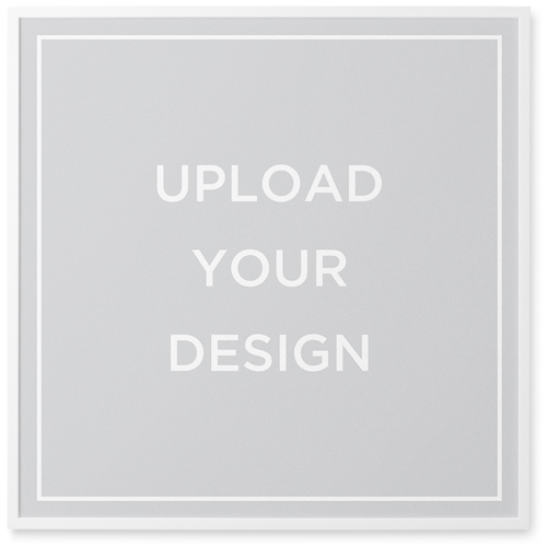 Upload Your Own Design Photo Tile, White, Framed, 12x12, Multicolor