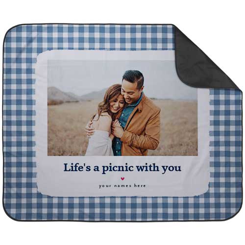 Blue Picnic Blanket