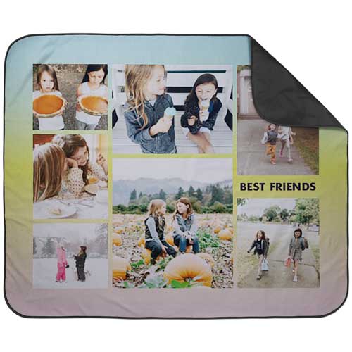 Gallery of Seven Picnic Blanket, Multicolor