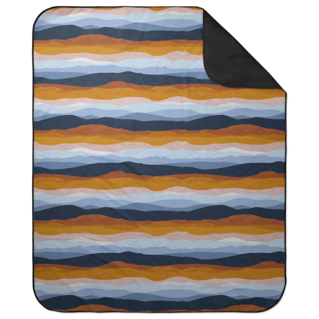 Desert Landscape Picnic Blanket, Multicolor
