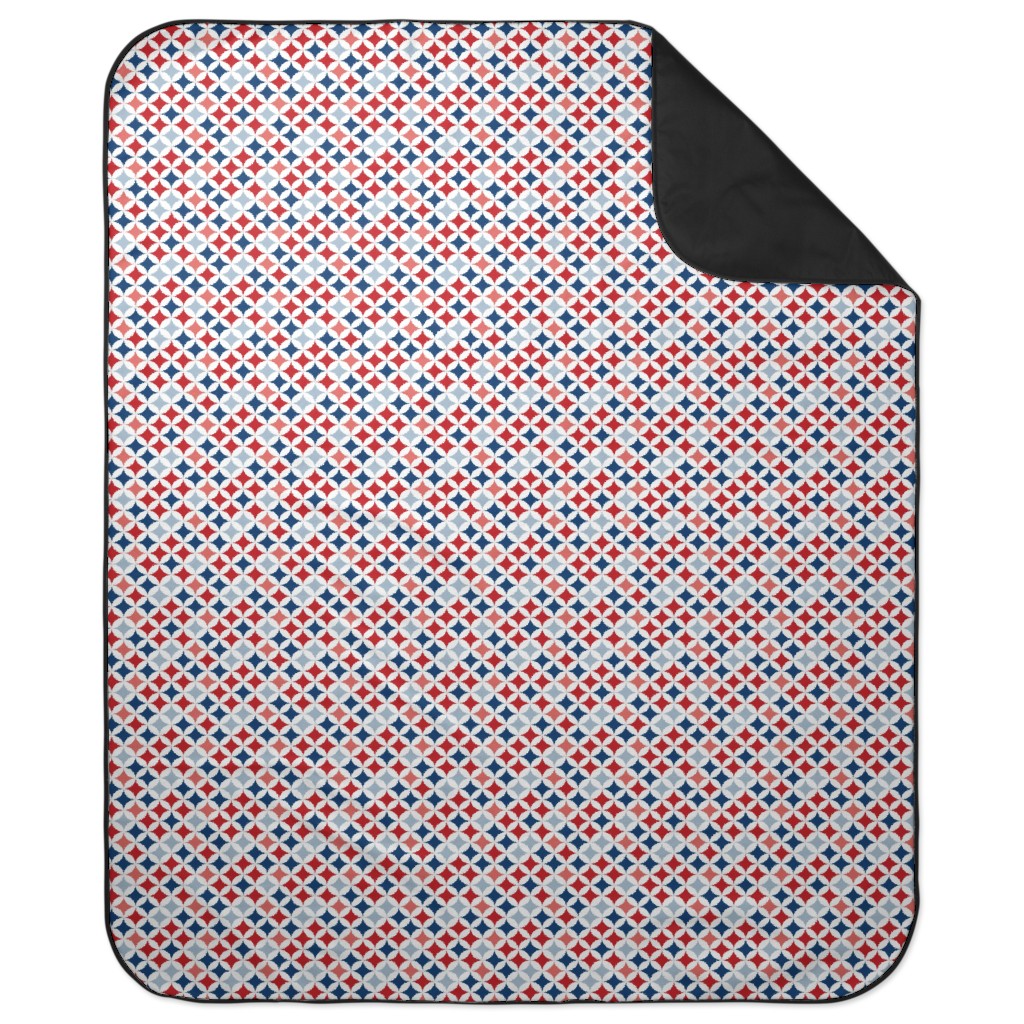 American Diamonds - Multi Picnic Blanket, Multicolor
