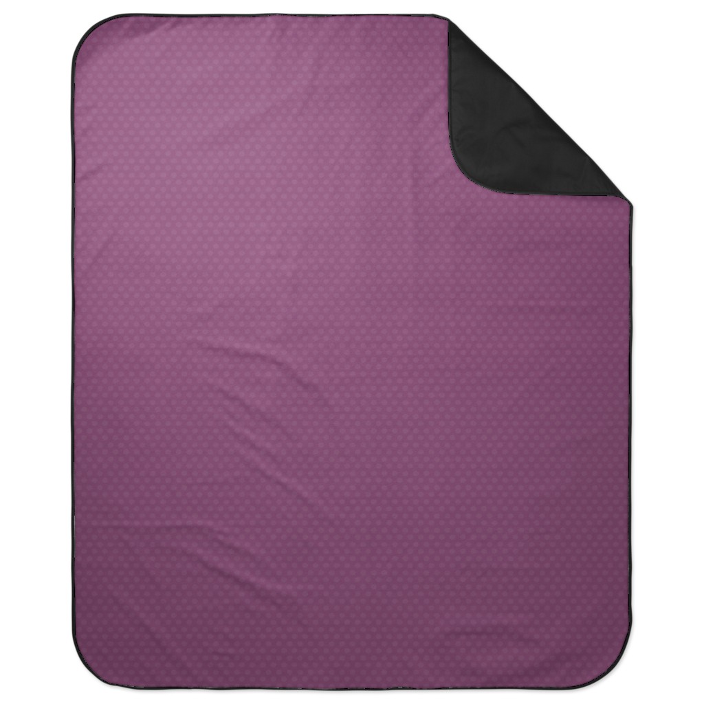Bubbles - Purple Picnic Blanket, Purple