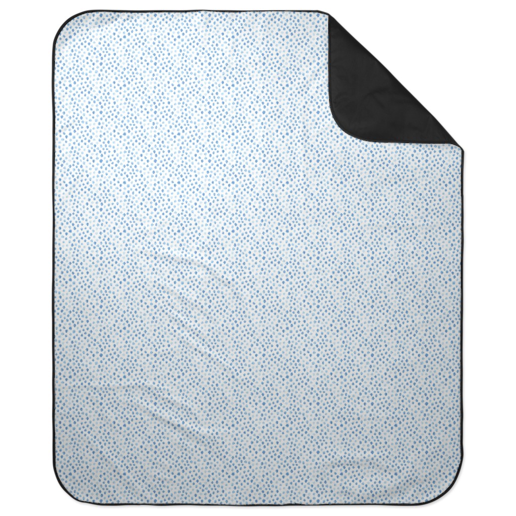Blue Blanket w/ Wh Trim