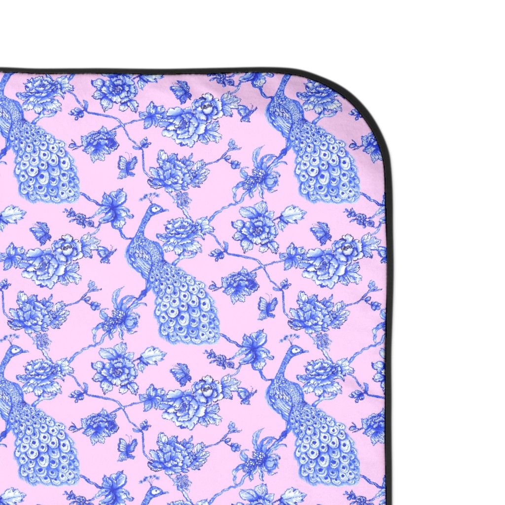 Chinoiserie Peacock Floral Picnic Blanket Shutterfly
