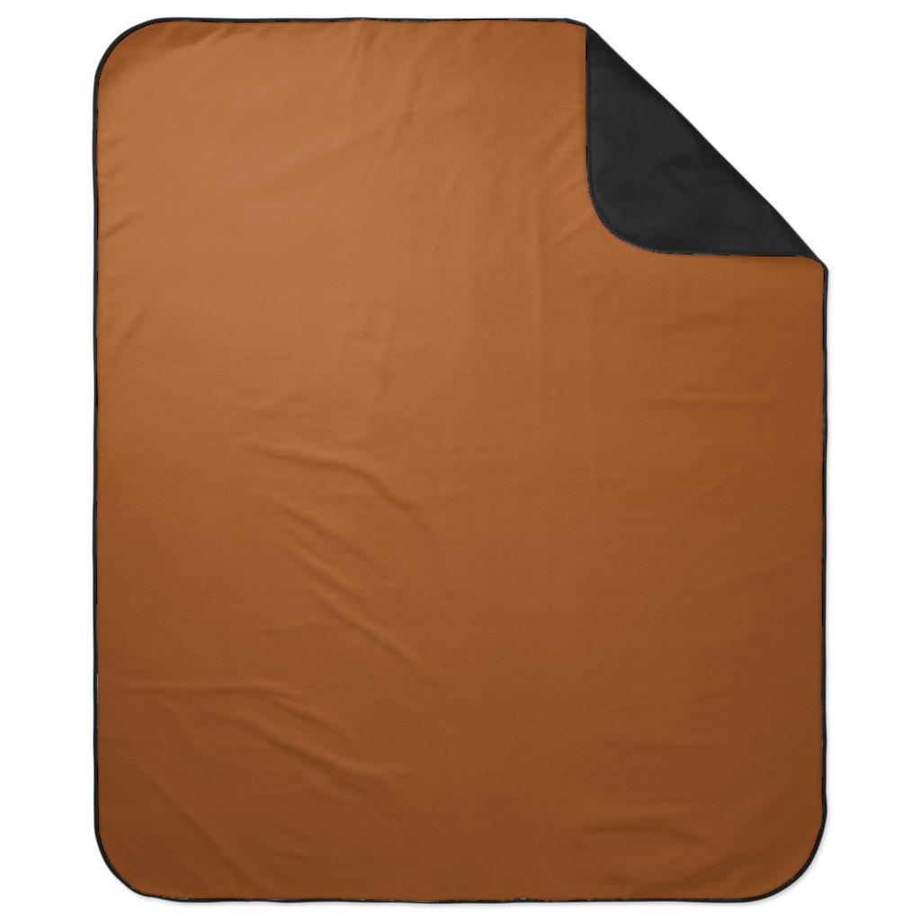 Soild Copper Picnic Blanket, Orange