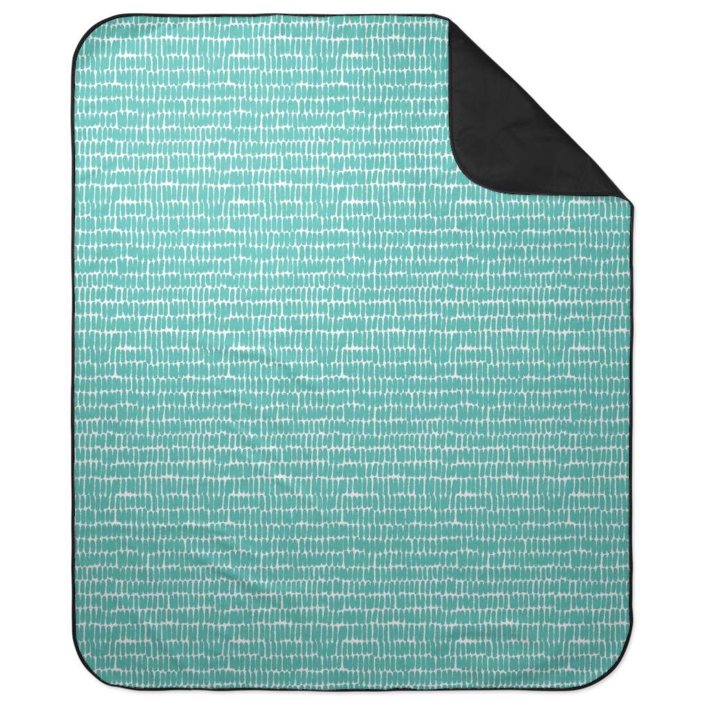 Hatches Picnic Blanket, Green