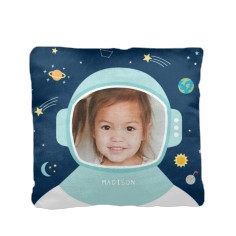 moon and stars astronaut pillow