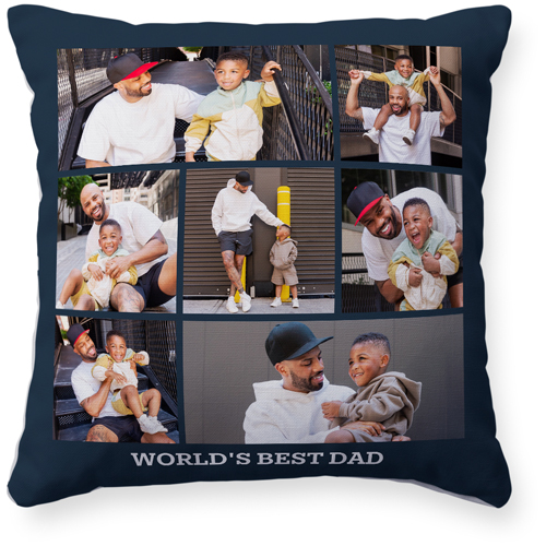 Gallery of Seven Pillow, Woven, White, 16x16, Double Sided, Multicolor