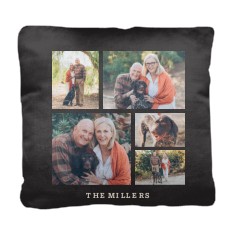 gallery of five pillow