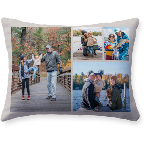 Hero Gallery of Four Pillow, Woven, White, 12x16, Double Sided, Multicolor, multi