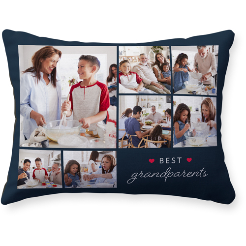 Best Grandparent Memories Pillow, Woven, Black, 12x16, Single Sided, Black