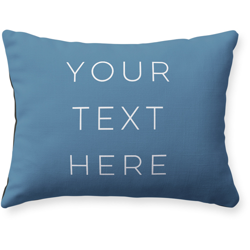 Text Gallery Pillow, Woven, Black, 12x16, Single Sided, Multicolor