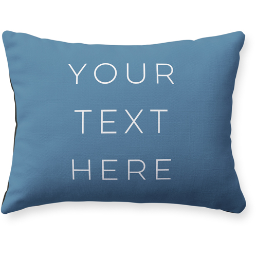 Text Gallery Pillow, Woven, Black, 12x16, Single Sided, Multicolor, multi