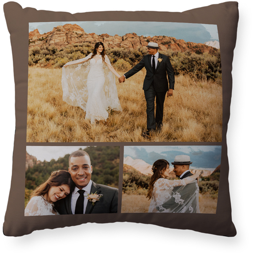 Hero Gallery Of Three Pillow, Woven, Black, 20x20, Single Sided, Multicolor, multi