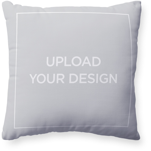 Upload Your Own Design Pillow, Woven, Beige, 20x20, Single Sided, Multicolor