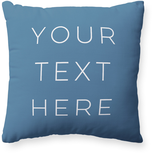 Text Gallery Pillow, Woven, Beige, 20x20, Single Sided, Multicolor