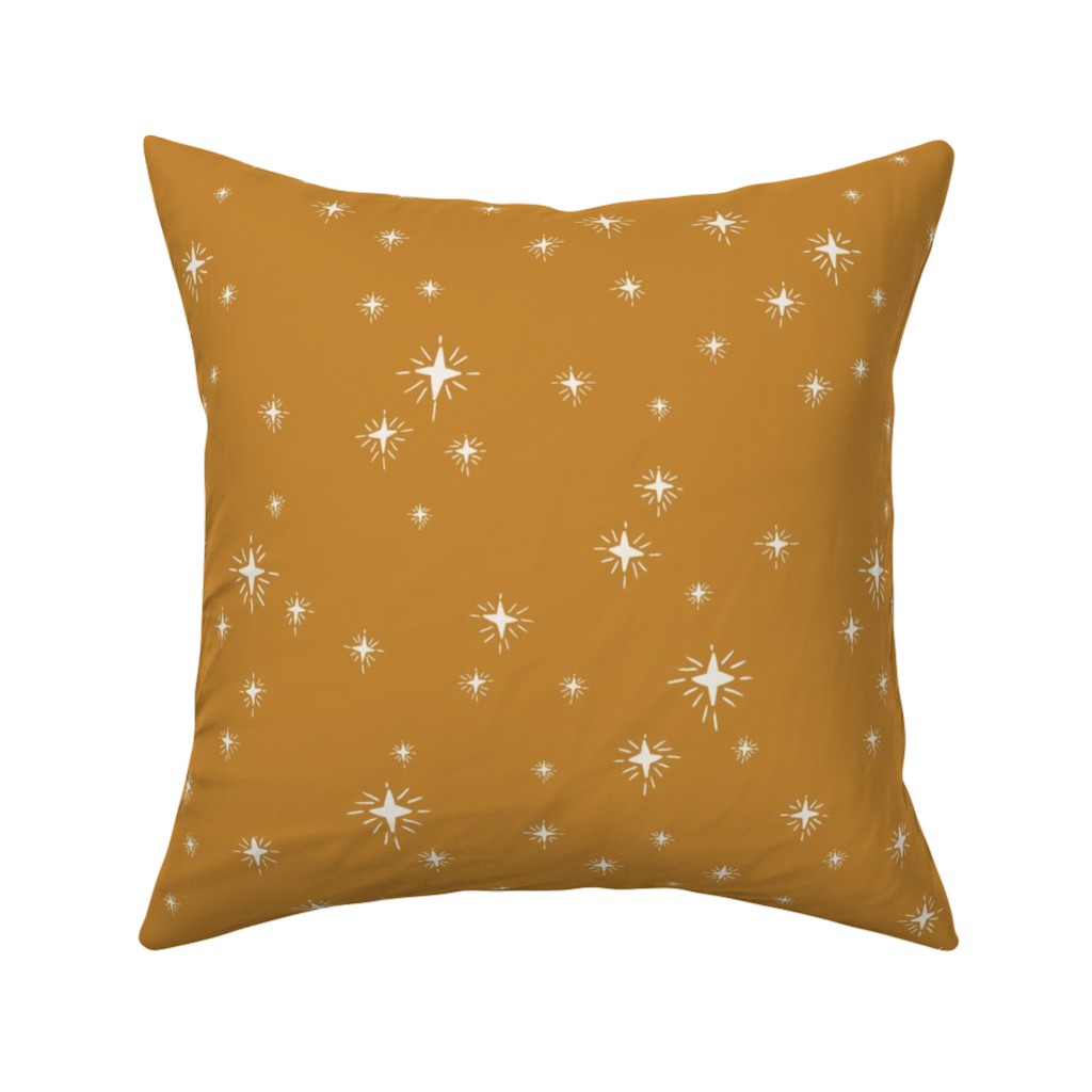 Yellow Star Pillow