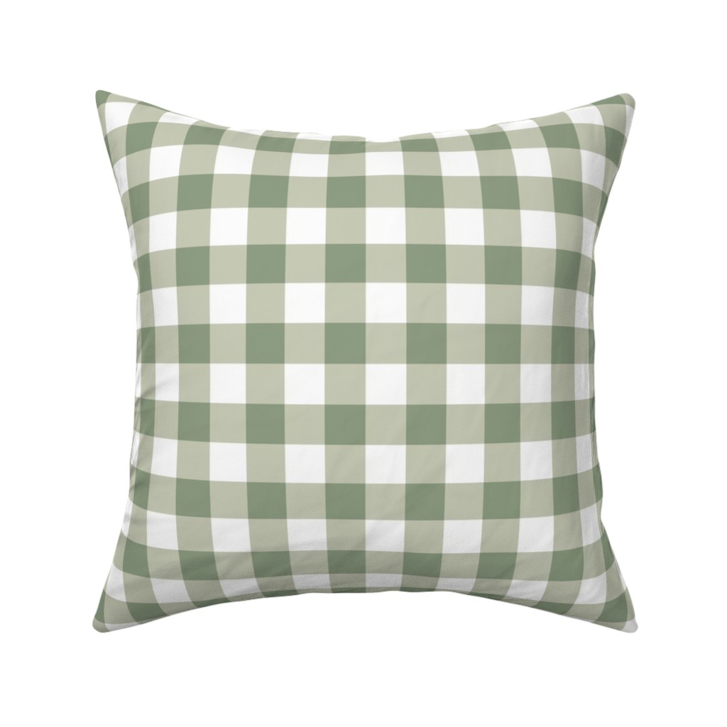 Green Plaid Pillows