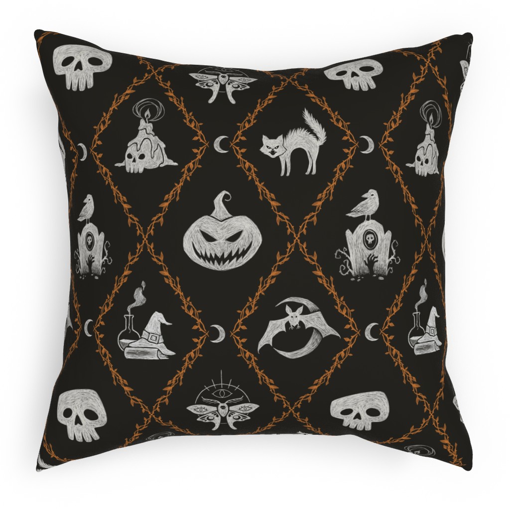 Don't Say Wicked Like It's a Bad Thing - Black Pillow, Woven, Black, 18x18, Single Sided, Black, Black