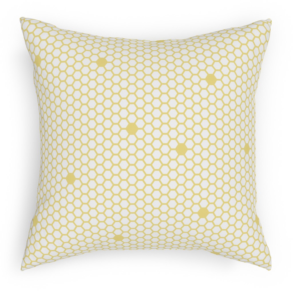 Honeycomb-Themed Pillows