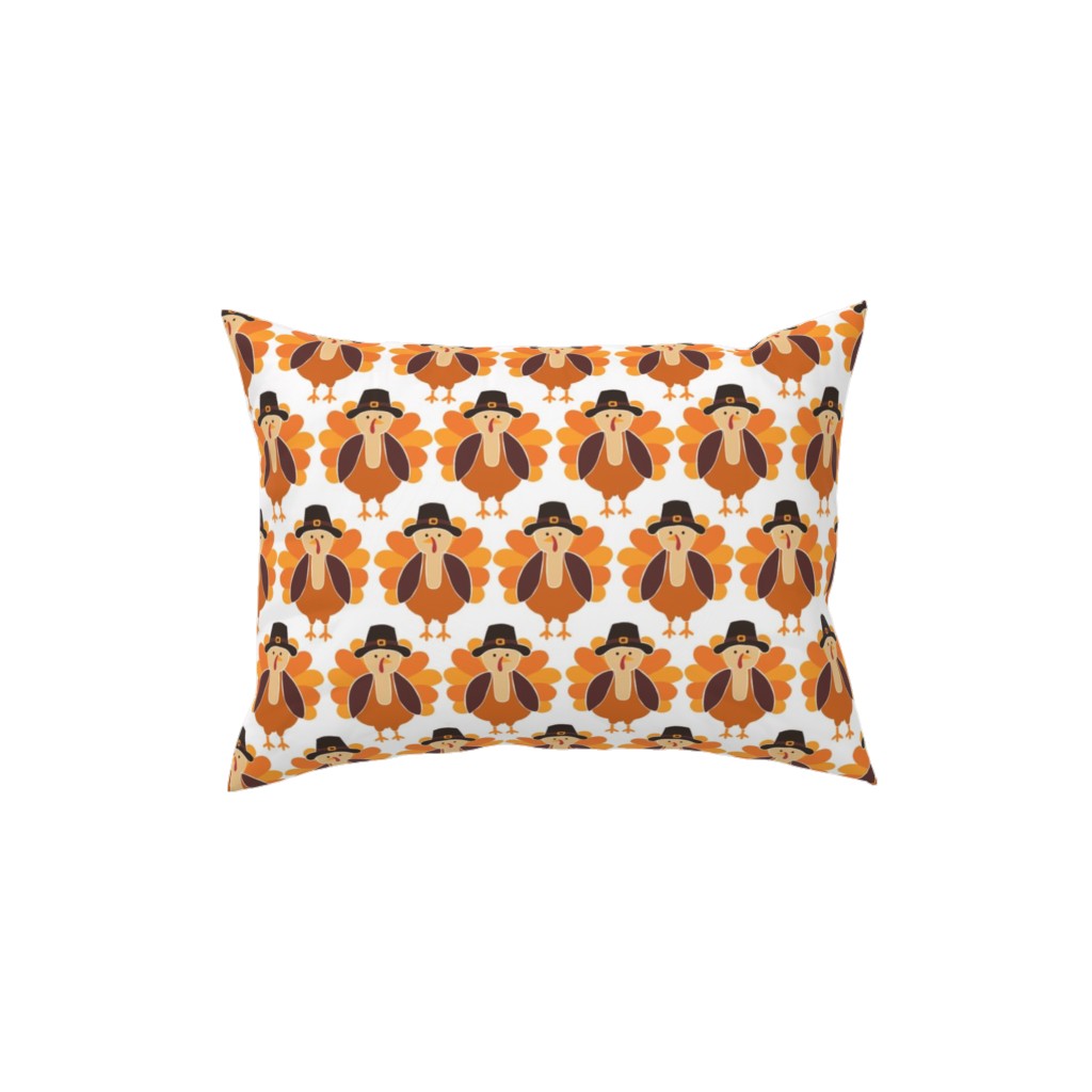 Orange Black And White Pillows