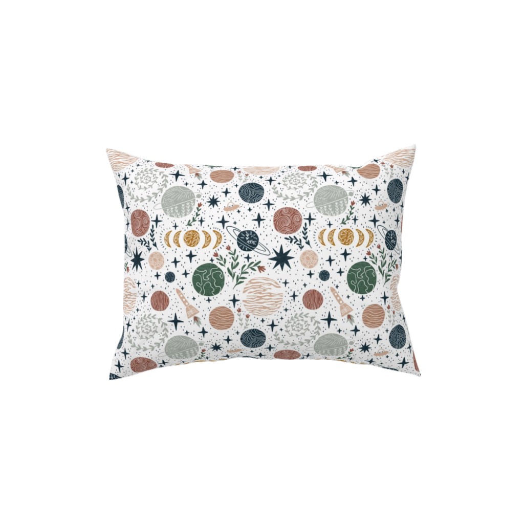 All Life Is Stardust - Multicolor Pillow, Woven, Black, 12x16, Single Sided, Multicolor