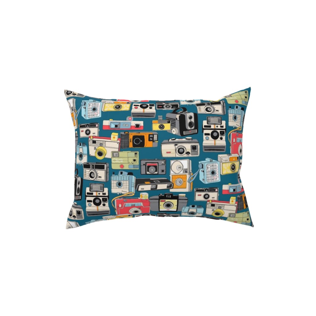 Make It Snappy Pillow, Woven, Black, 12x16, Single Sided, Multicolor, Bluebird