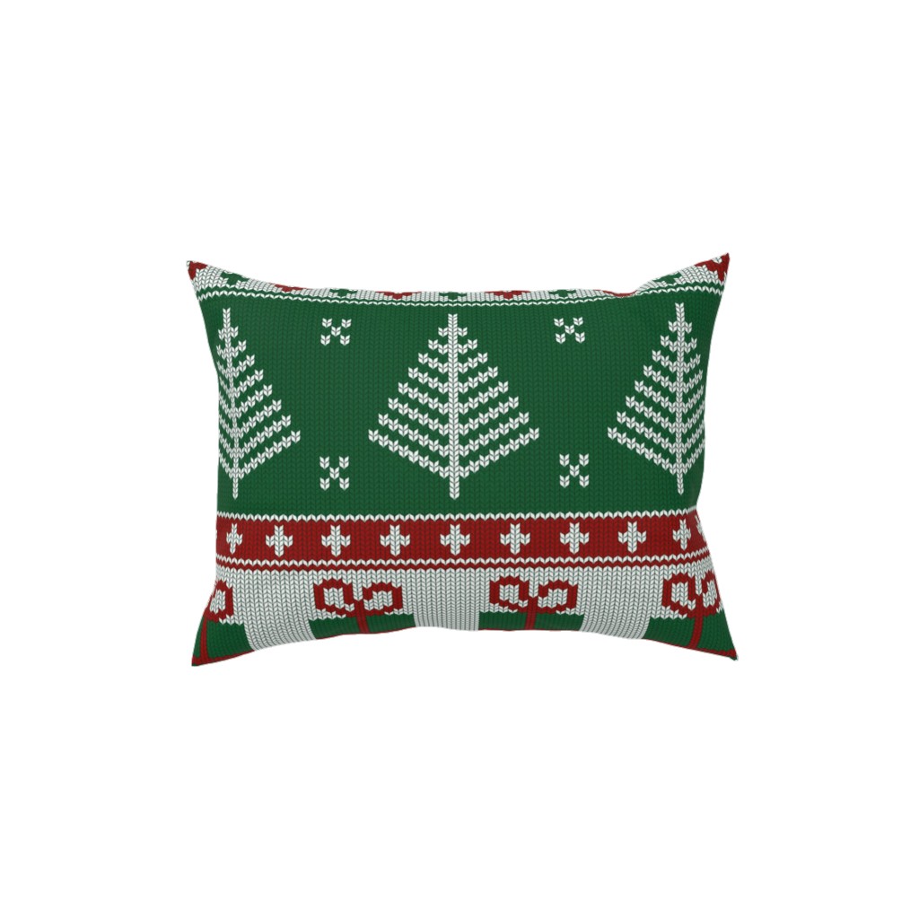 Green Christmas Pillows